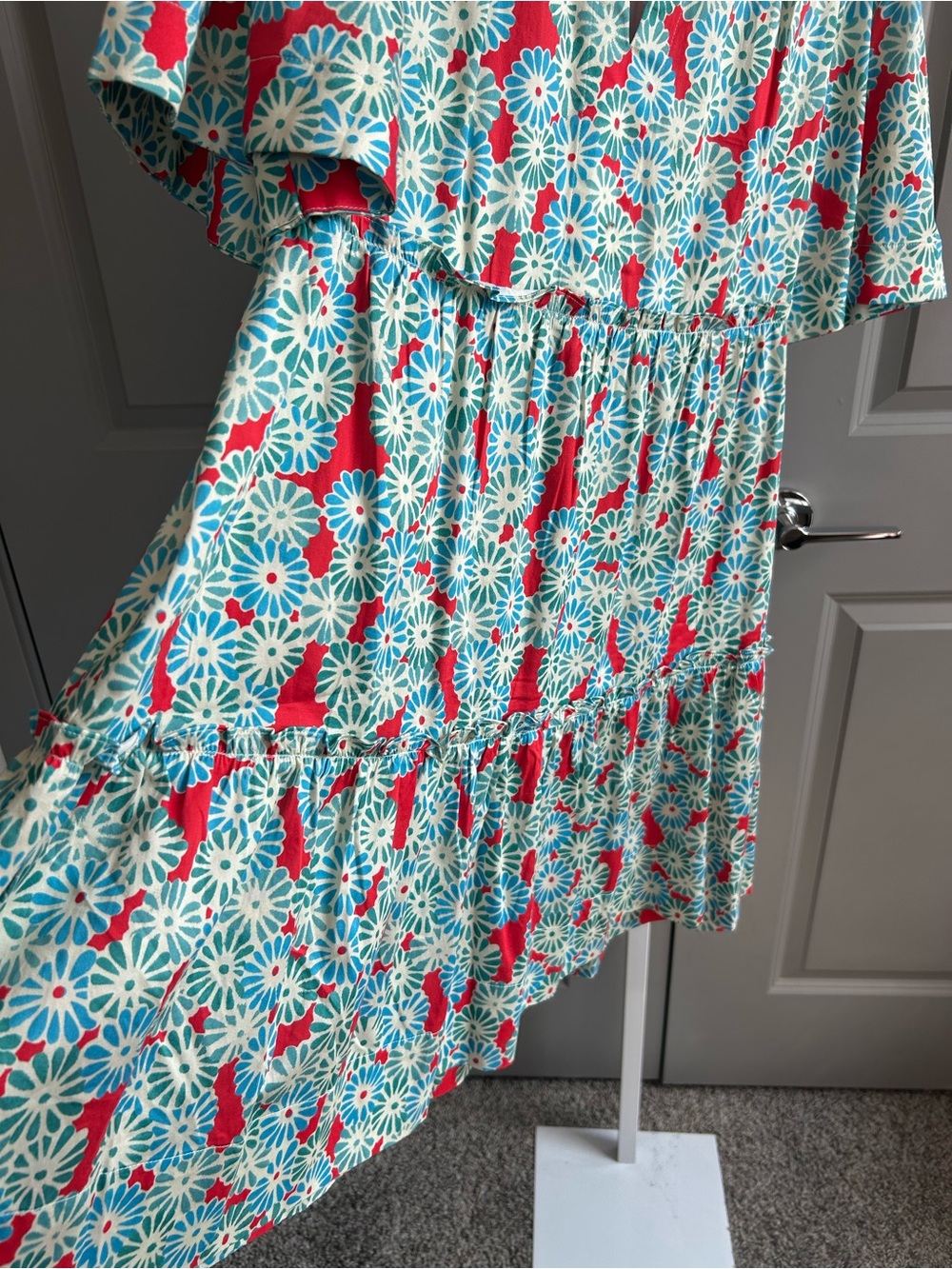 Tuckernuck Poppy Bloom Crawford Dress Size Large Floral resort wear  #123 - Picture 5 of 11